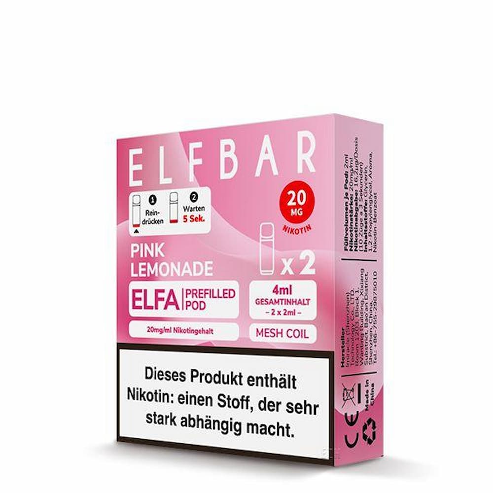 Pink Lemonade Elfa Pods ab 9,49 Vorrats-Deal | Puzzles Puzzles Shisha Pink Lemonade Elfa Pods ab 9,49 Vorrats-Deal | Puzzles Puzzles Shisha