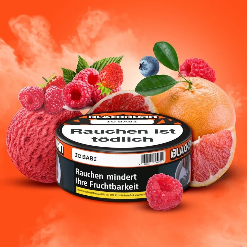 Blackburn Shisha Tabak Dose Ic Babi 100g