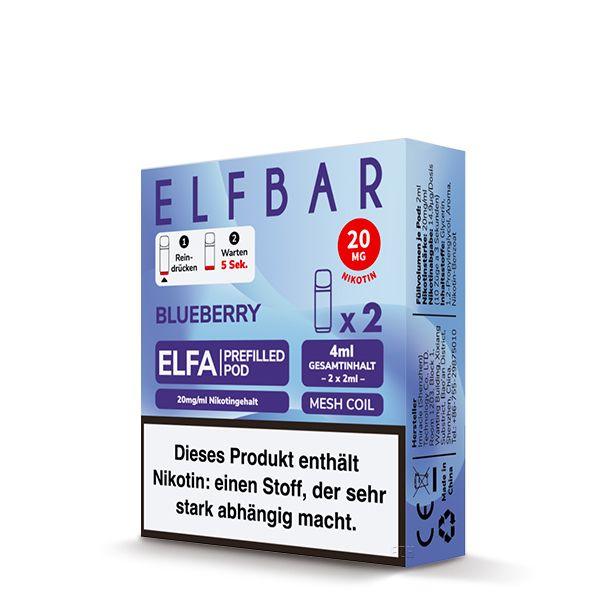 Elfbar - ELFA Pod - Blueberry - Puzzles Shisha Online Shop