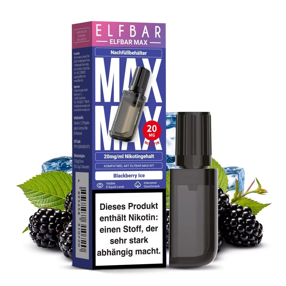 Elfbar Max Refill Pod Blackberry Ice