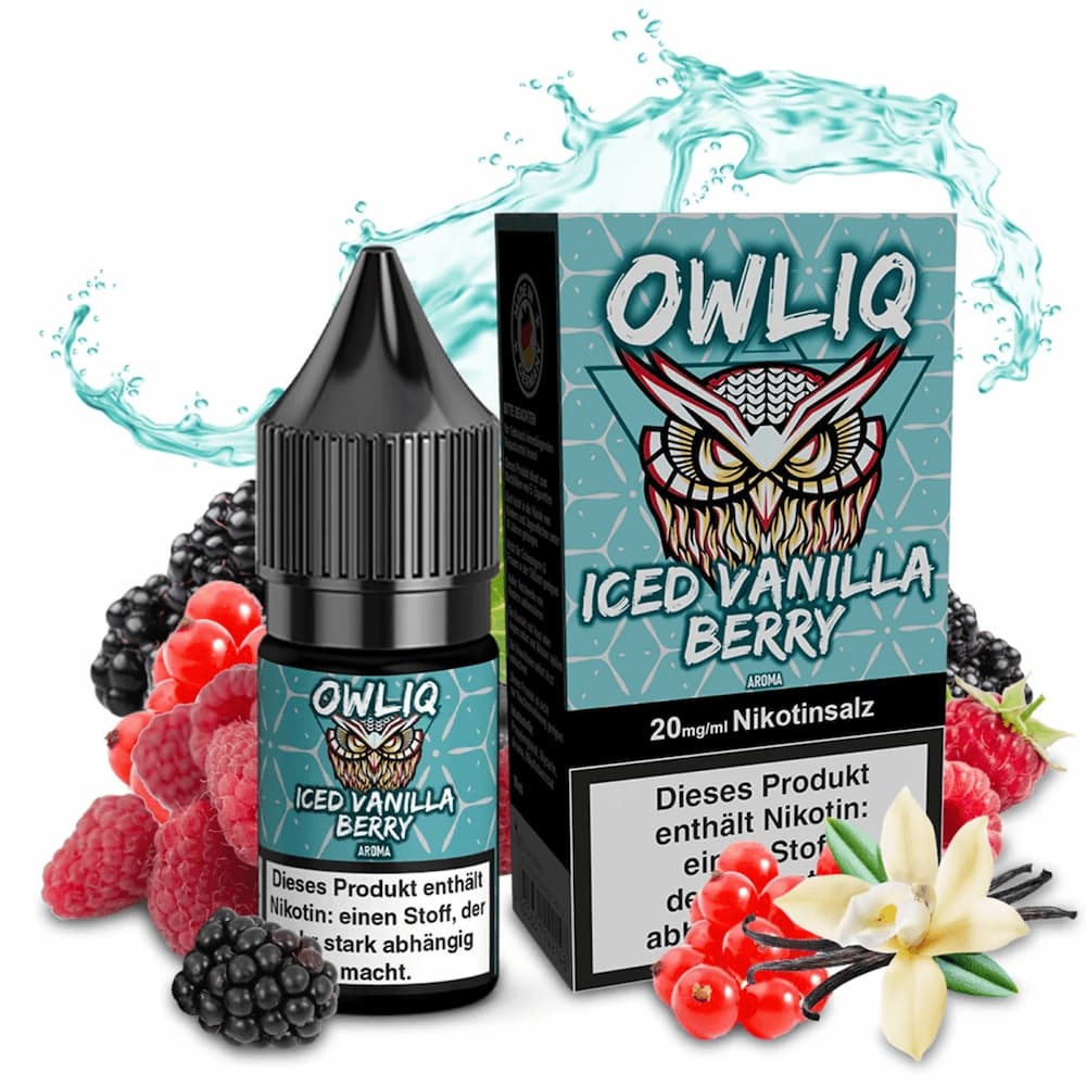 Owliq Iced Vanilla Berry 10ml Flasche