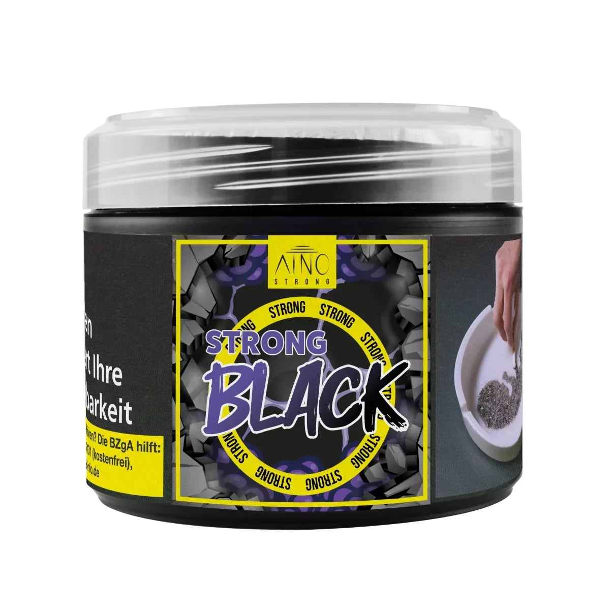 Aino Strong - Black 200g - Puzzles Shisha Online Shop