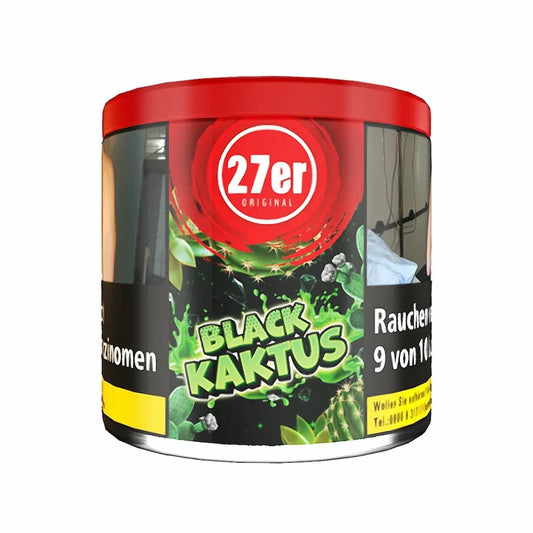 27er Original Tabak Black Kaktus. Geschmack: Brombeere und Kaktus