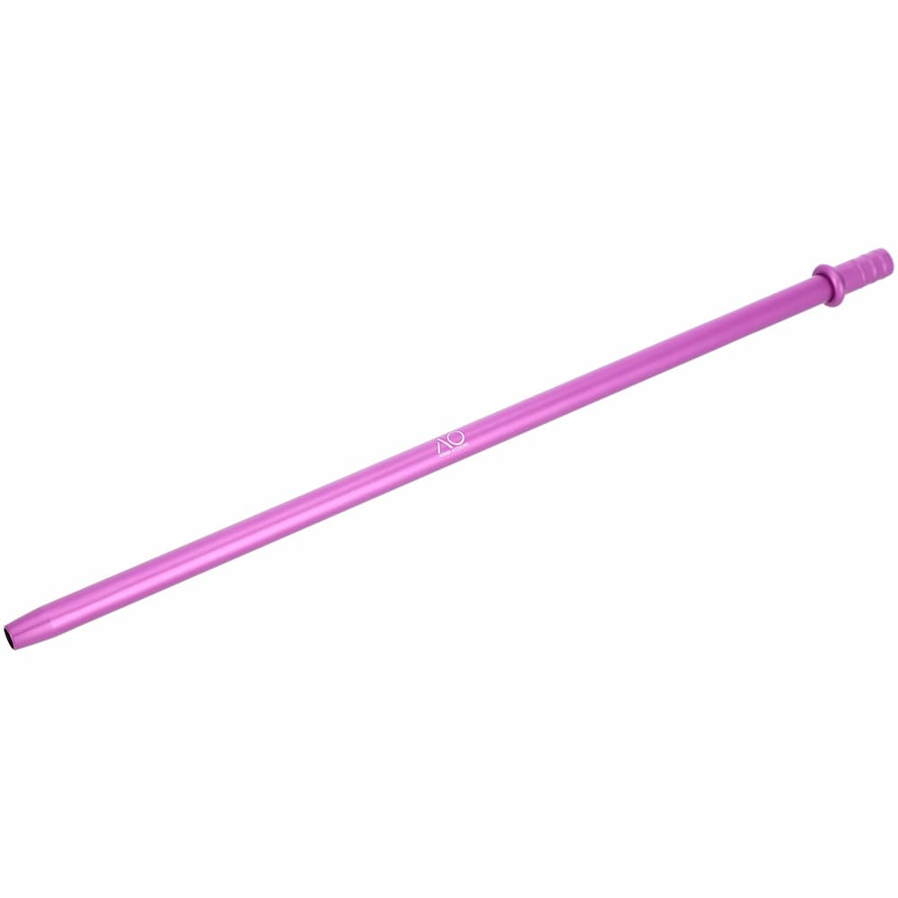 AO Slim Liner Mundstück Matt – Eloxiertes Aluminium-Mundstück in 38 cm Länge mit mattem Finish und rutschfestem Anschluss