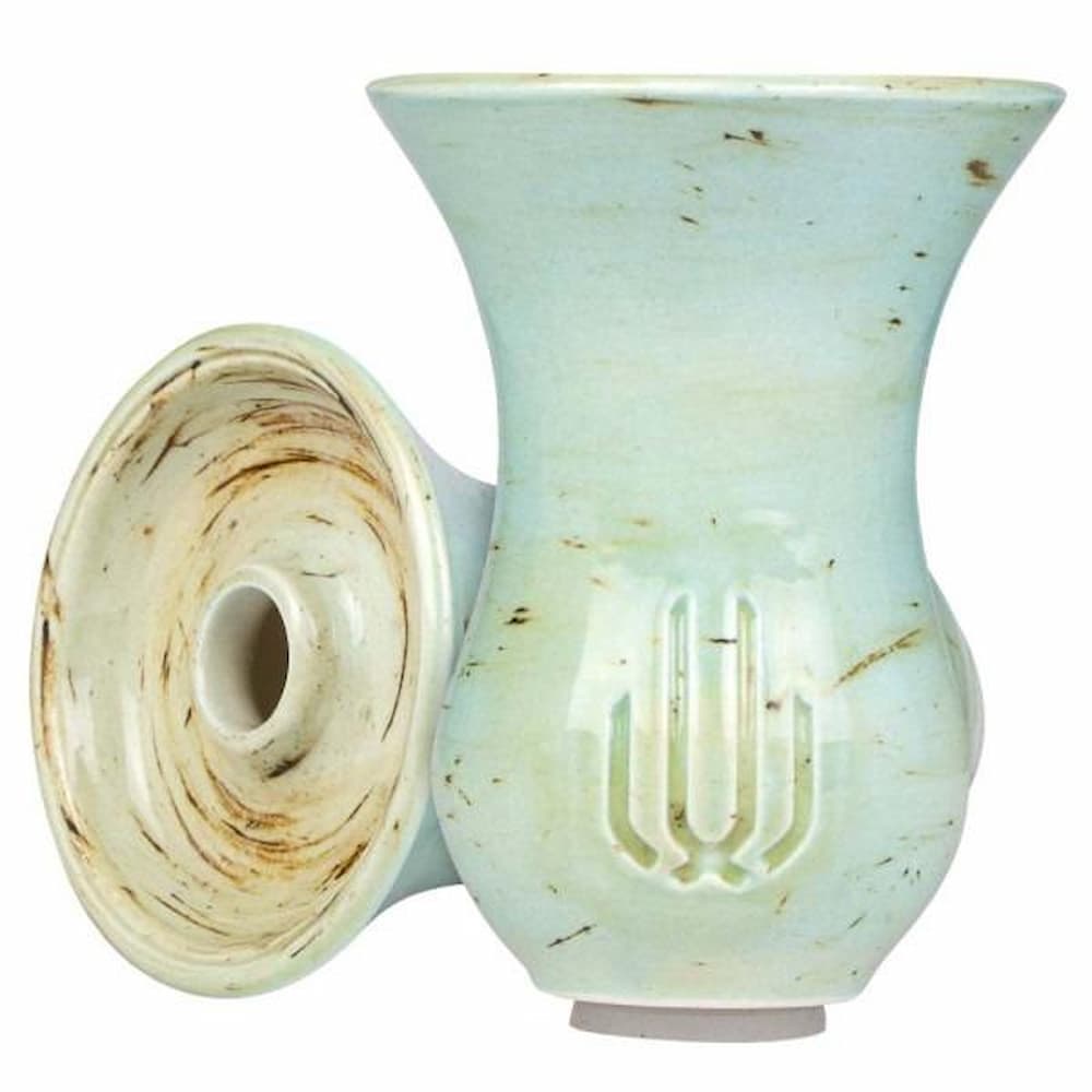 Avanoz NXTLVL Mini Caribbean Blue Shishakopf – handgefertigt Porzellan mit DripShield