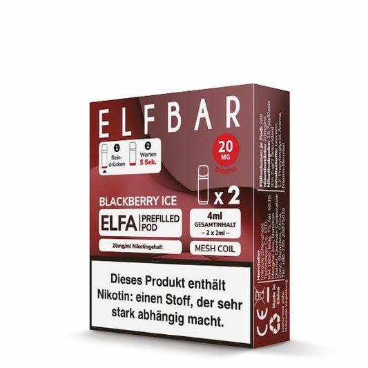 Elfbar - ELFA Pod - Blackberry Ice - Puzzles Shisha Online Shop