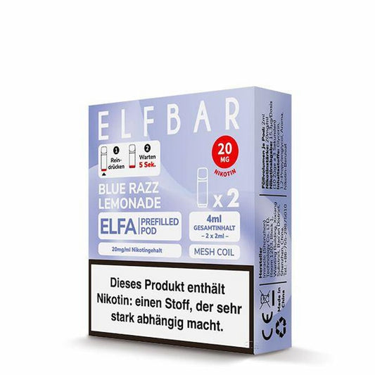 Elfbar - ELFA Pod - Blue Razz Lemonade - Puzzles Shisha Online Shop