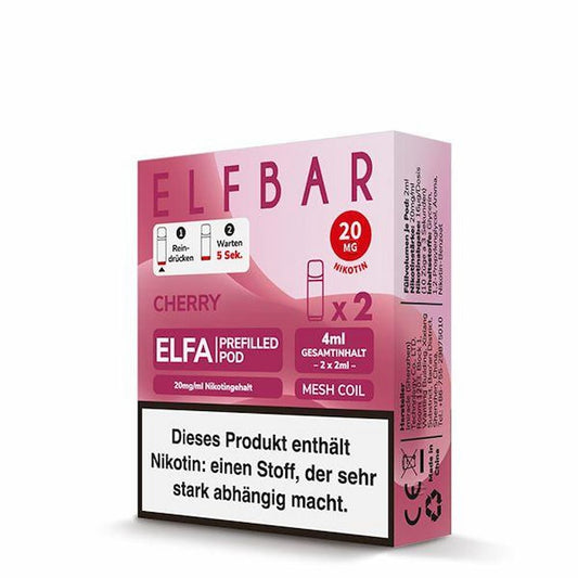 Elfbar - ELFA Pod - Cherry - Puzzles Shisha Online Shop
