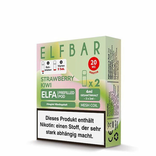 Elfbar - ELFA Pod - Strawberry Kiwi - Puzzles Shisha Online Shop