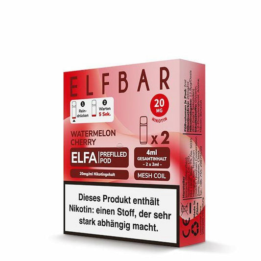 Elfbar - ELFA Pod - Watermelon Cherry - Puzzles Shisha Online Shop