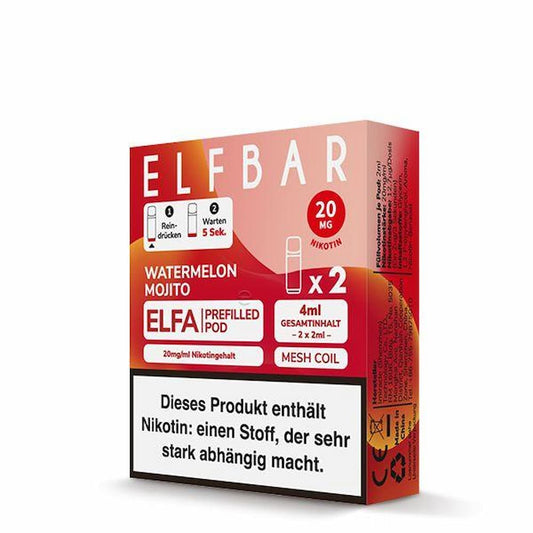 Elfbar - ELFA Pod - Watermelon Mojito - Puzzles Shisha Online Shop