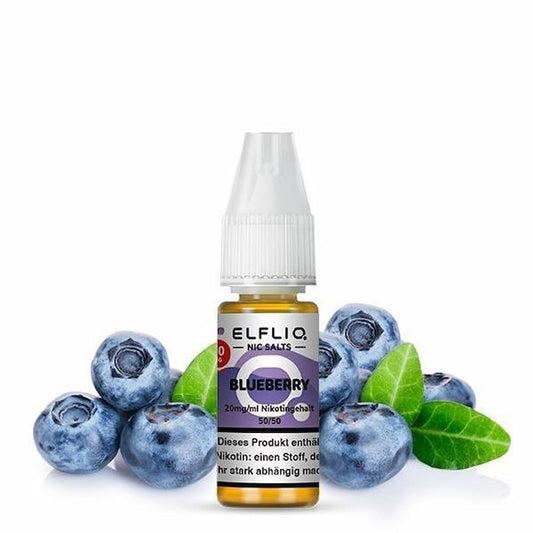 Elfliq Blueberry Nikotinsalz Liquid – 10ml Flasche mit 20 mg/ml Nikotin