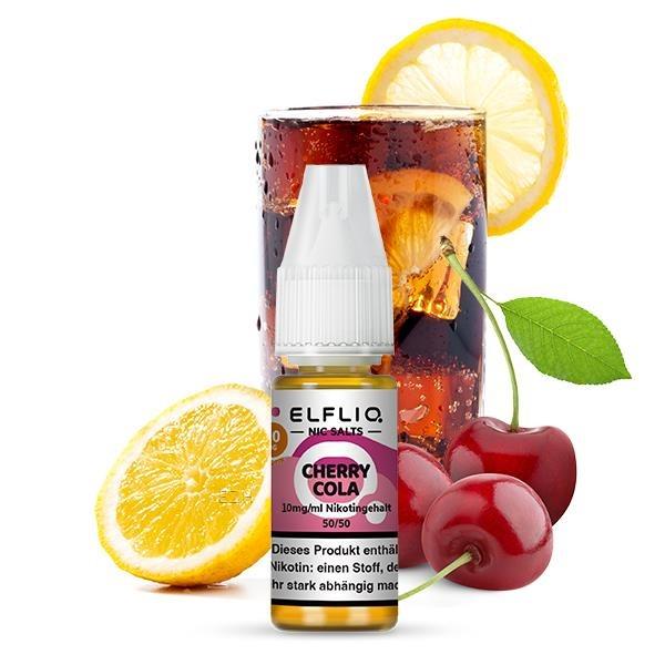 Elfliq Cherry Cola Liquid 10ml – Cola mit Kirschgeschmack & Nikotinsalz