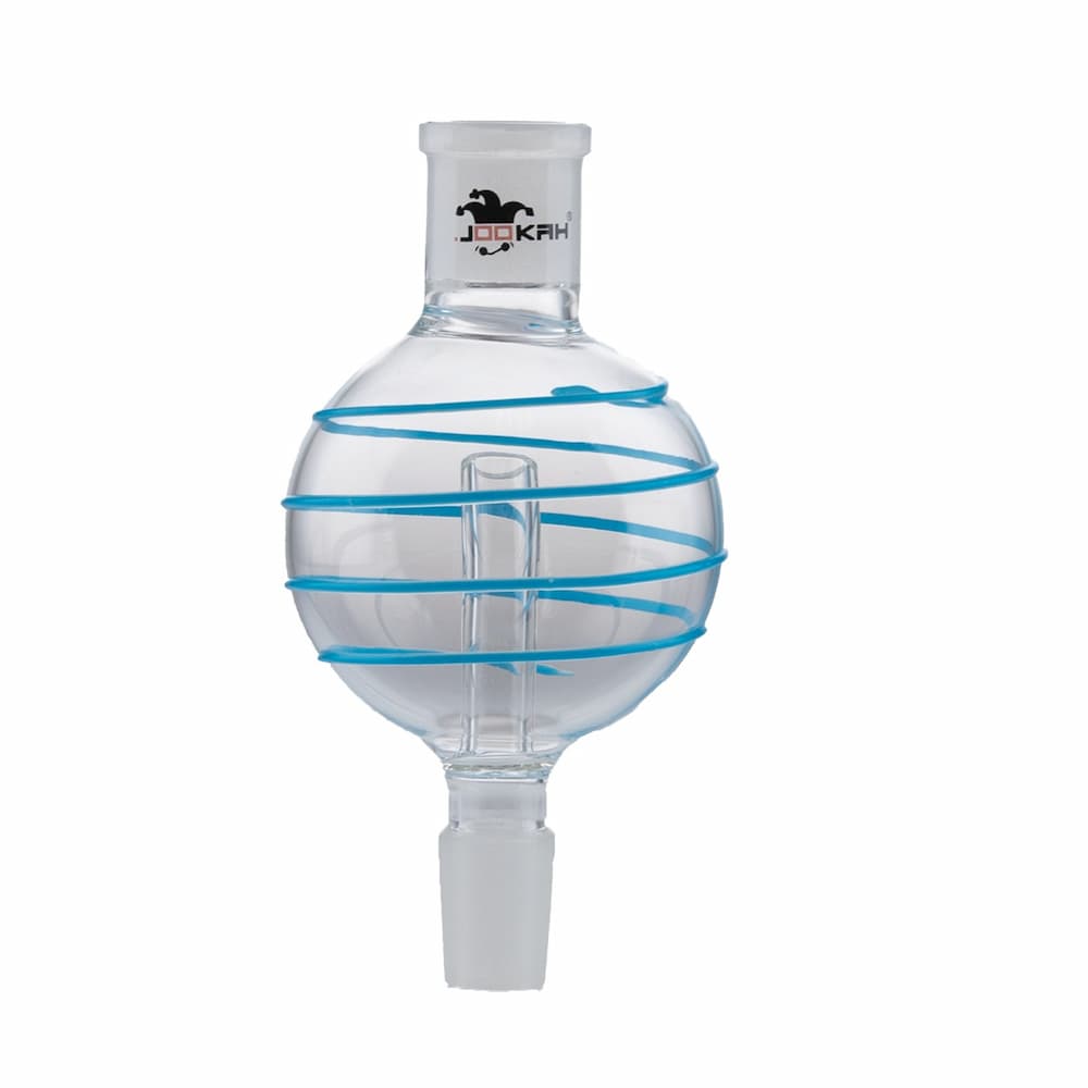 Jookah Molassefänger Glow Blue No. 8 – leuchtender Molassefänger für Shisha mit 18/8 Schliff