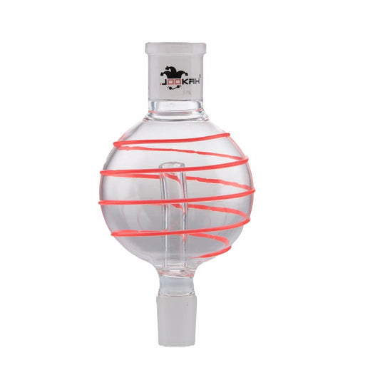 Jookah Molassefänger Out of Space Glow Red – leuchtender Molassefänger mit 18/8 Schliff auf weißem Hintergrund