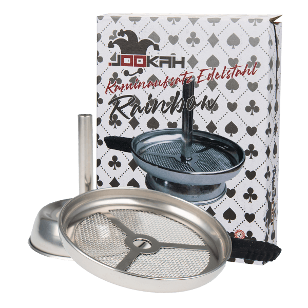 „Jookah Kaminaufsatz Silber aus Metall – Zubehör für Shisha mit gleichmäßiger Hitzeverteilung, passend für Ton- und Steinköpfe, verbessert Rauchverhalten und Geschmack“