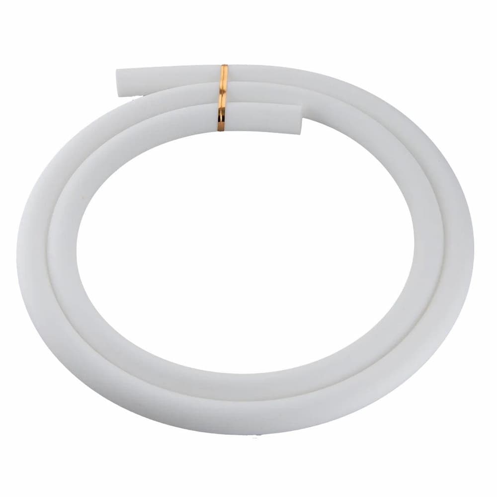 Weißer Silikonschlauch für Shisha – hochwertiger, farbtreuer Shisha-Schlauch in Weiß