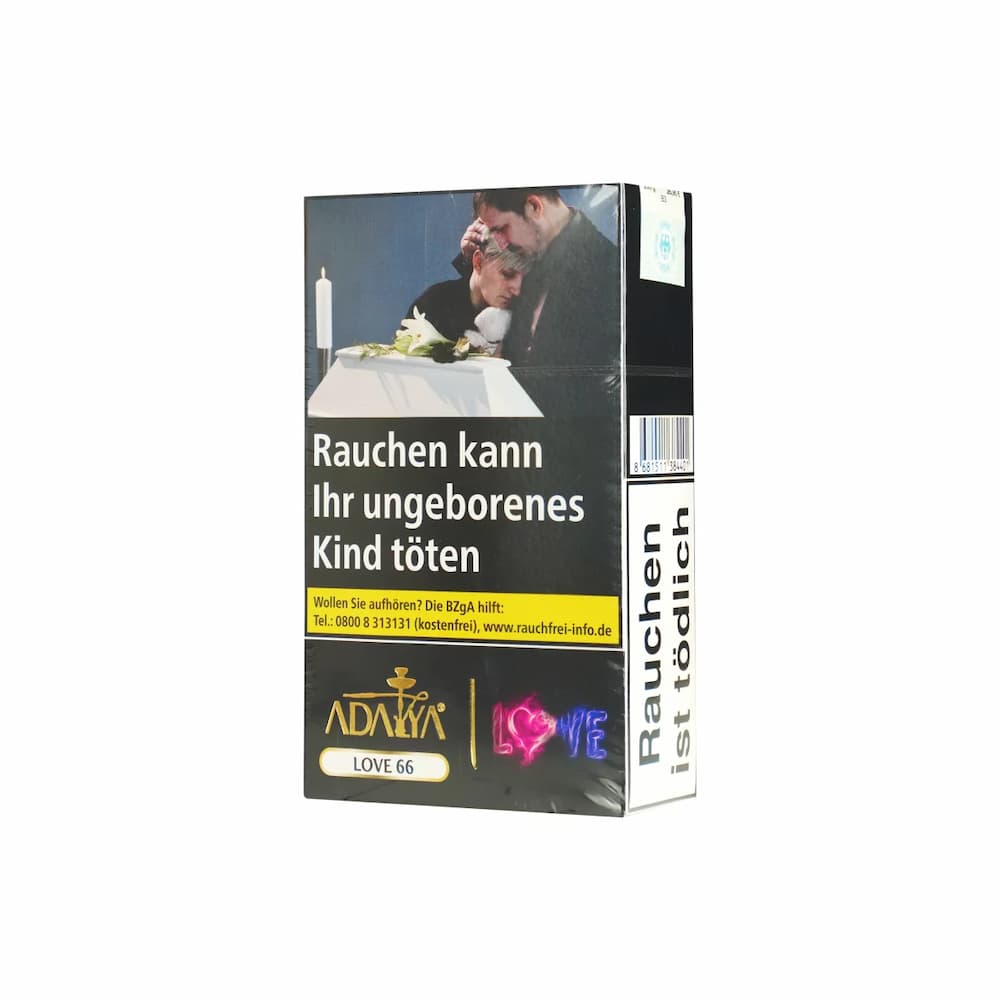 Adalya Love 66 Shisha Tabak 200g Dose – fruchtig-frischer Geschmack mit Wassermelone, Honigmelone, Maracuja und Minze