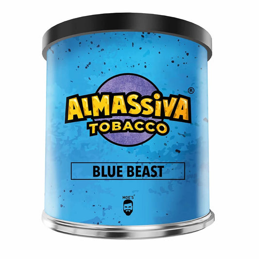 Almassiva Blue Beast Shisha Tabak 200g Dose – Geschmack: Blaubeere, Brombeere & Ananas – Fruchtige, süße Tabakmischung mit exotischem Aroma