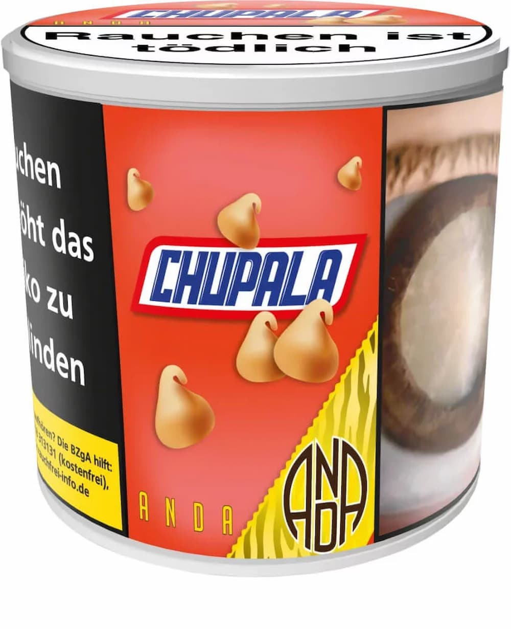 Chupala Shisha Tabak 200g Dose – Erdnuss & Schokolade Geschmack