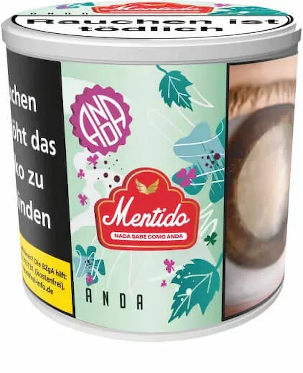 Anda Shisha Tabak Mentido 200g Dose Minze Milchshake