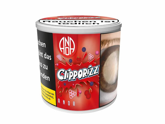 Anda Shisha Tabak Clipporizz 200g Dose Rote Beeren Icecreme