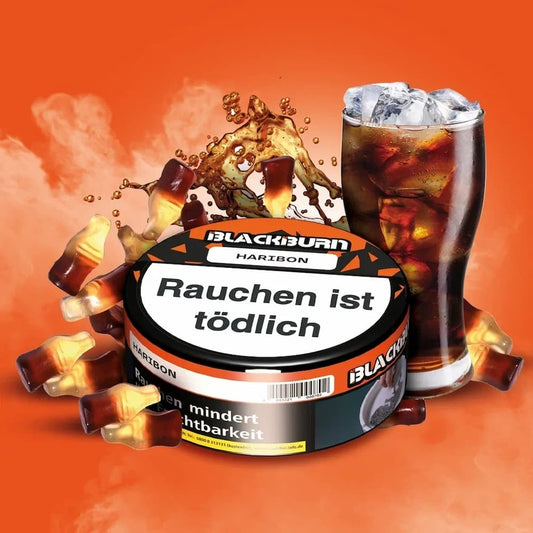 Blackburn Shisha Tabak 100g Haribon - Cola Gummibärchen