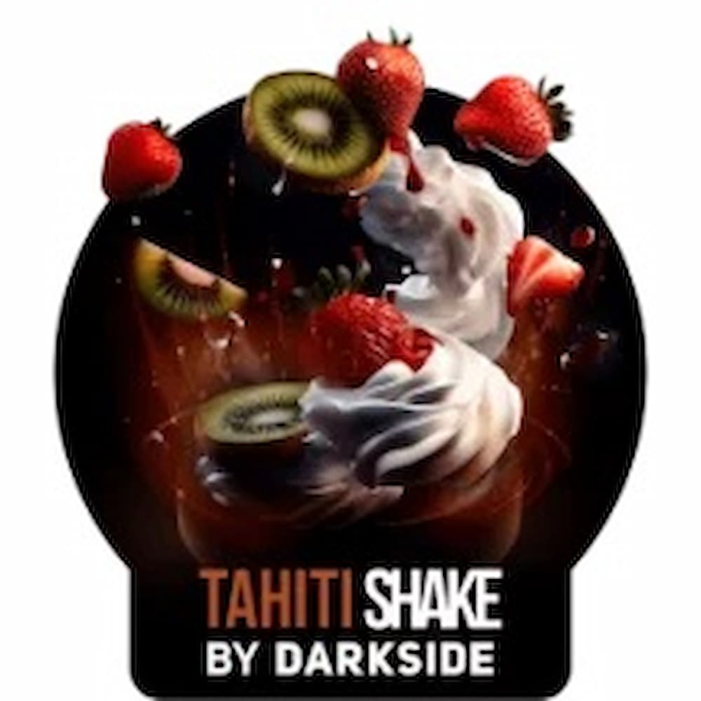 Darkside Shake Tahiti 120g Shisha Tabak – exotischer Fruchtgeschmack mit Erdbeere und Kiwi, feuchter Schnitt, intensives Aroma und dichter Rauch.