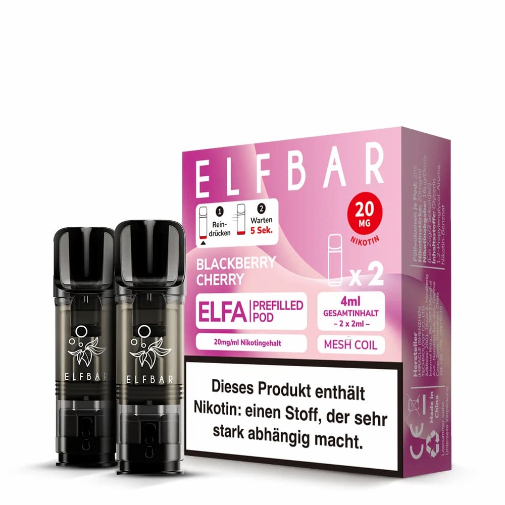 Elfbar - ELFA Pod - Blackberry Cherry