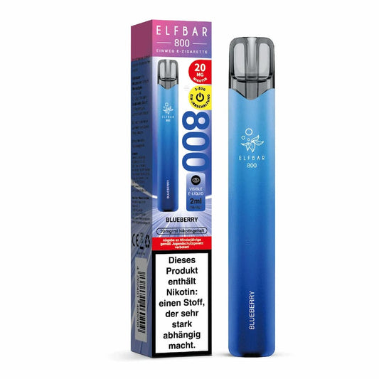Elfbar 800 Blueberry Einweg E-Zigarette mit Blaubeergeschmack