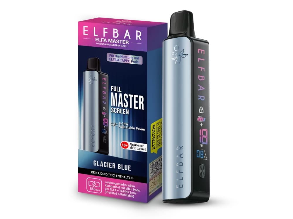 Elfbar ELFA Master Akku - Blau - Puzzles Shisha Online Shop