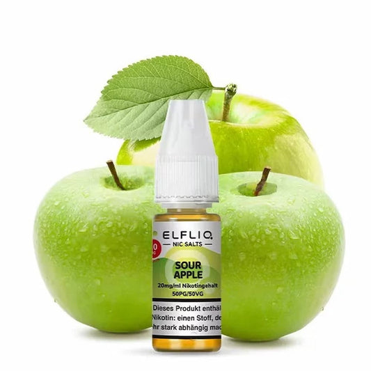 Elfliq By Elfbar - 20mg - Sour Apple 10ml - Puzzles Shisha Online Shop