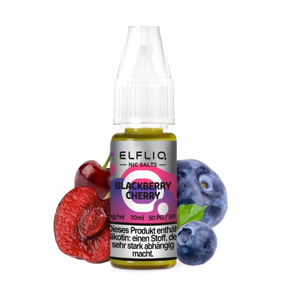 Elfliq by Elfbar Liquid – Blackberry Cherry 10ml, schwarze Johannisbeere & Kirsche