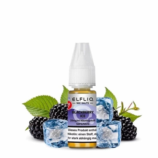 Elfliq By Elfbar - 20mg - Blackberry Ice 10ml - Puzzles Shisha Online Shop