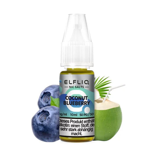 Elfliq by Elfbar Liquid – Coconut Blueberry 10ml, Kokosnuss & Blaubeere