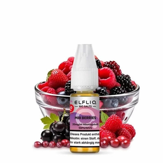 Elfliq By Elfbar - 20mg - Mix Berries 10ml - Puzzles Shisha Online Shop