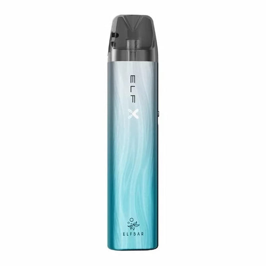 Elfbar ELFX Kit - Silver Blue - Puzzles Shisha Online Shop