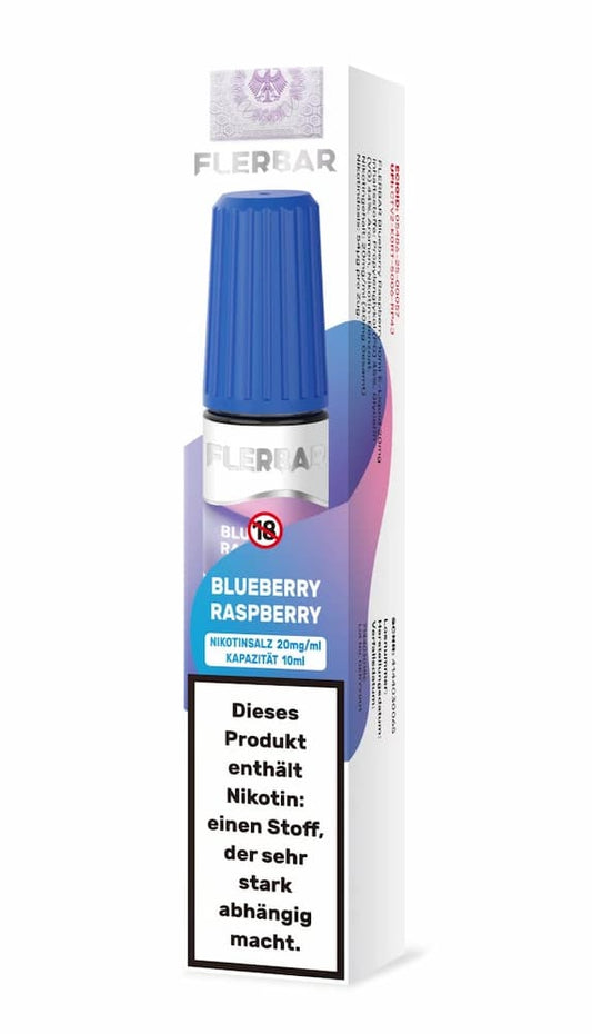 Flerbar Liquid 20mg 10ml - Blueberry Raspberry - Puzzles Shisha Online Shop