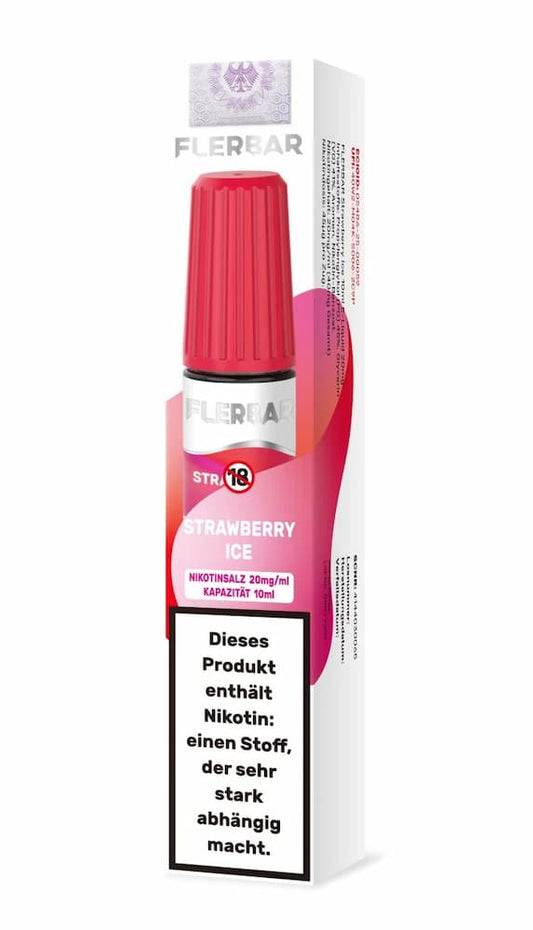 Flerbar Liquid 20mg 10ml - Strawberry Ice - Puzzles Shisha Online Shop