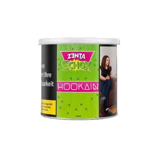 Hookain Zenta Schox 100g Dose – Shisha Tabak saure Zitrone Limette Geschmack