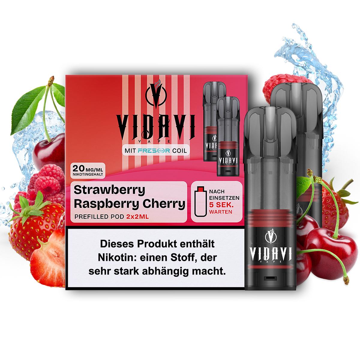 Vidavi Pod Strawberry Raspberry Cherry