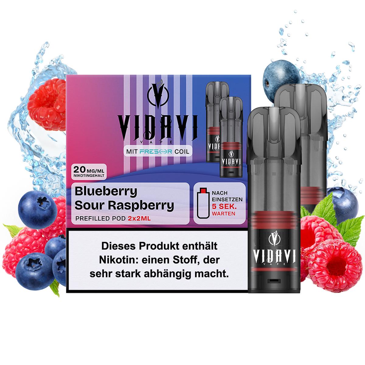 Vidavi Pod Blueberry Sour Raspberry