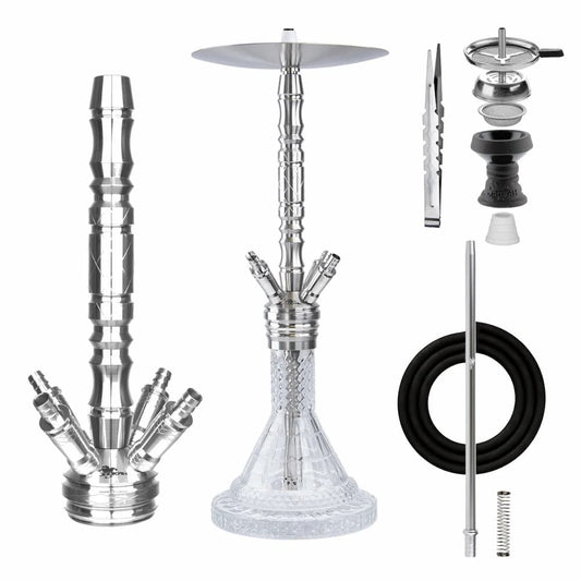 Jookah Edelstahl Shisha - Four of a Kind #3 BIG - Puzzles Shisha Online Shop