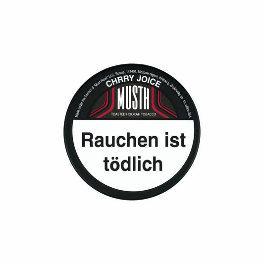 MustH Chhry Joice 125g Shisha-Tabak – Süß-säuerlicher Kirschmix für intensives Raucherlebnis