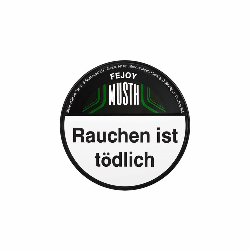 MustH Fejoy 125g Shisha-Tabak – Exotischer Guaven-Tabak mit brasilianischer Feijoa in aromadichter Verpackung