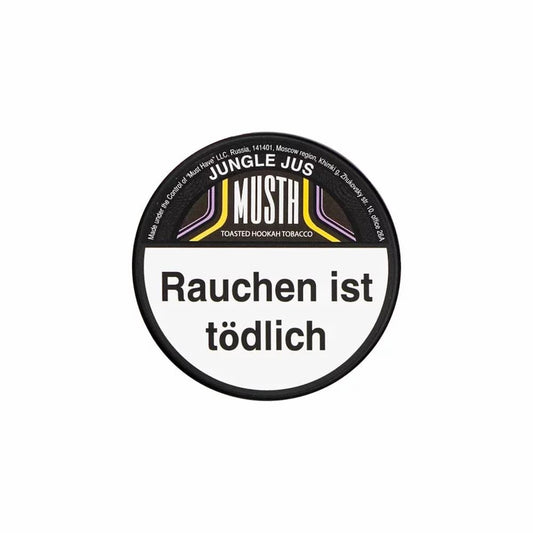 MustH Jungle Jus Shisha tabak Dose - Geschmack Maracuja Ananas