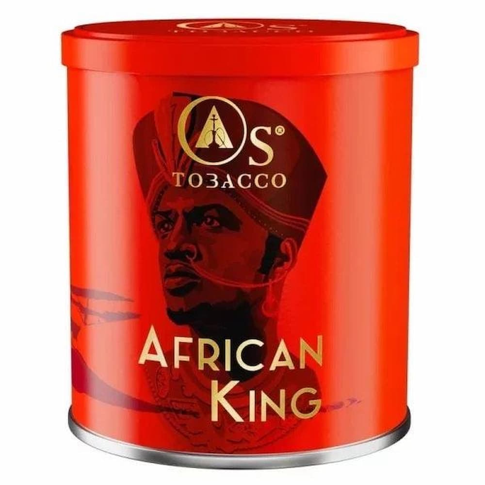 Os Tobacco African King 200g Shisha Tabak mit exotischem Fruchtmix aus 24 verschiedenen Früchten, tropischer Geschmack mit Ananas, Mango, Beeren und Zitrus, hochwertiger Tabak für intensiven und weichen Rauchgenuss, perfekte Wahl für Shisha-Liebhaber, fruchtiger Tabak mit vielseitigem Aroma, bunte Verpackung, aromatischer Shisha-Tabak für entspanntes Rauchen