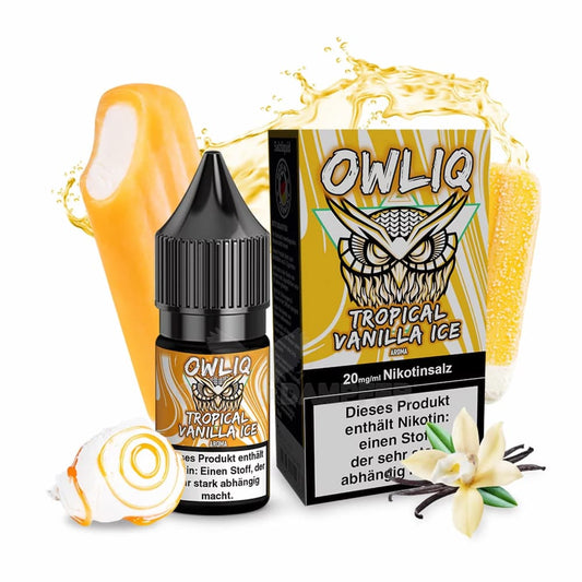 OWLIQ Tropical Vanilla Ice 10ml – Tropenmix mit Vanille & Ice