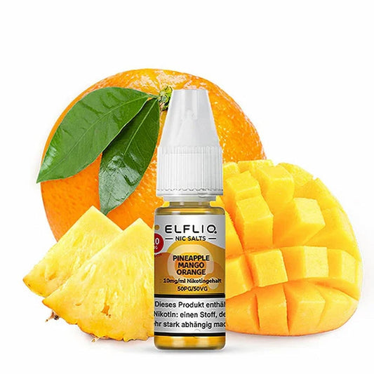 Elfliq By Elfbar - 20mg - Pineapple Mango Orange 10ml - Puzzles Shisha Online Shop