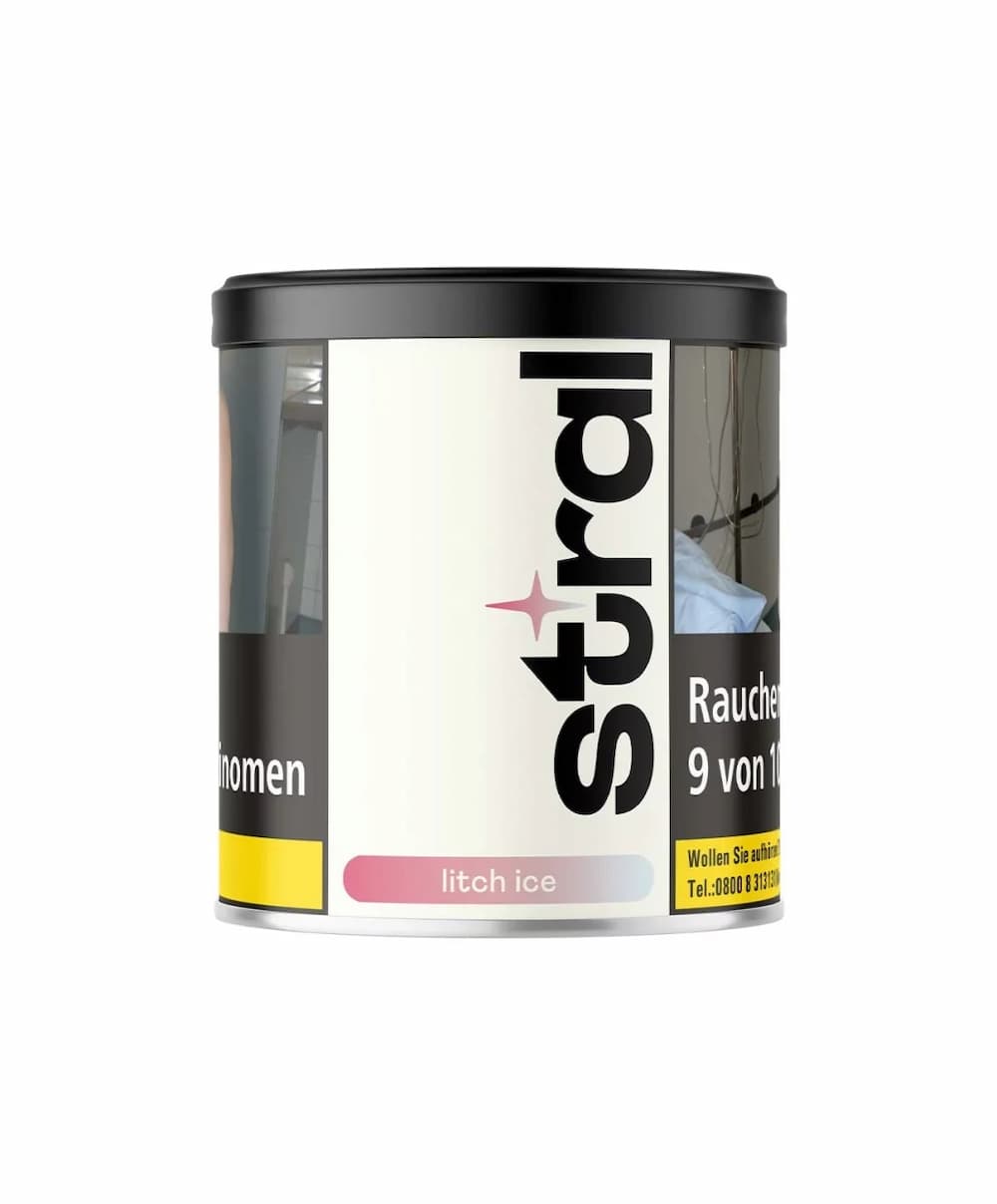 Stral Tobacco Litch Ice 200g Shisha Tabak – exotischer Litschi-Geschmack mit erfrischender Ice-Note